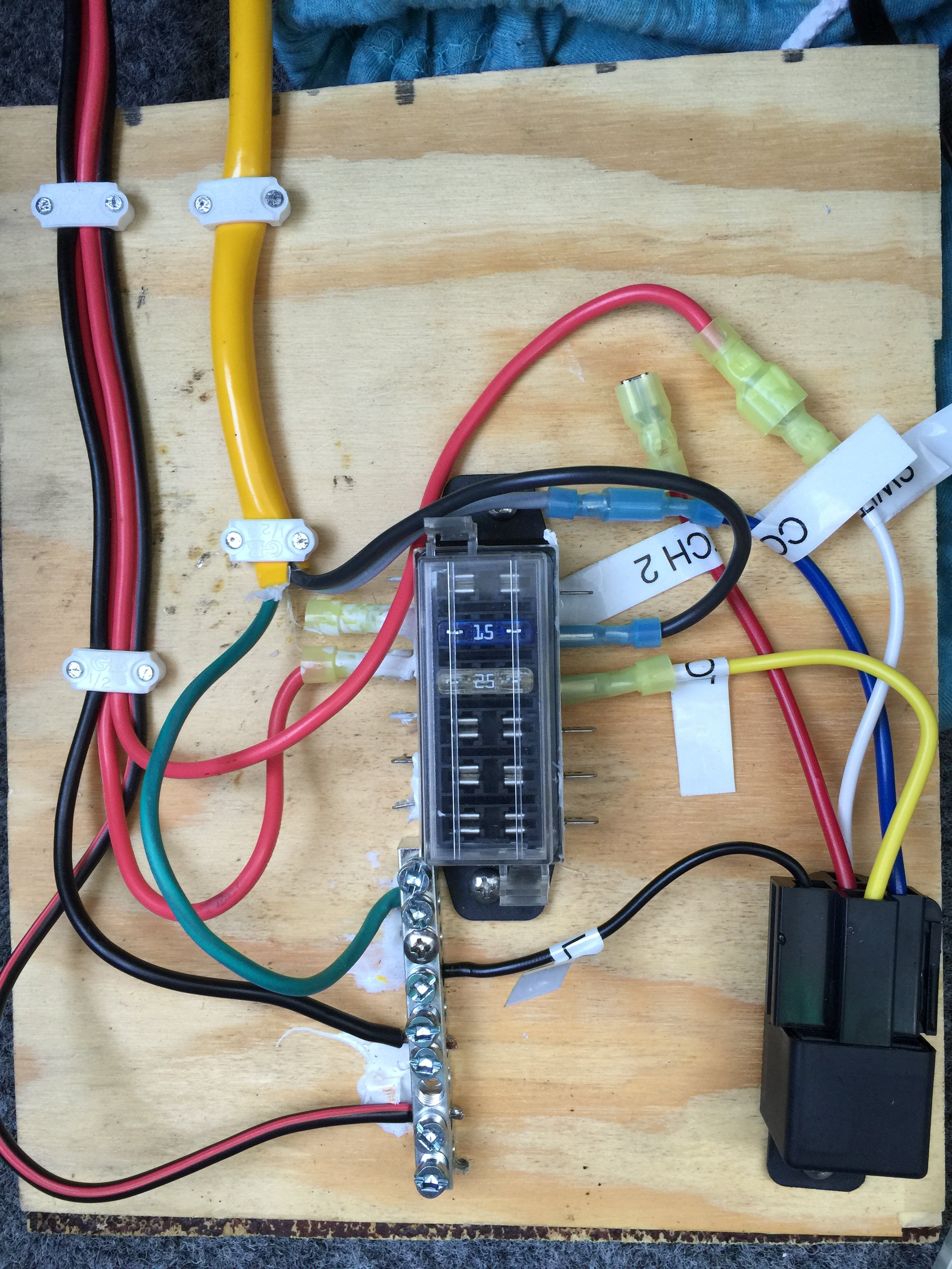 Air pump wiring