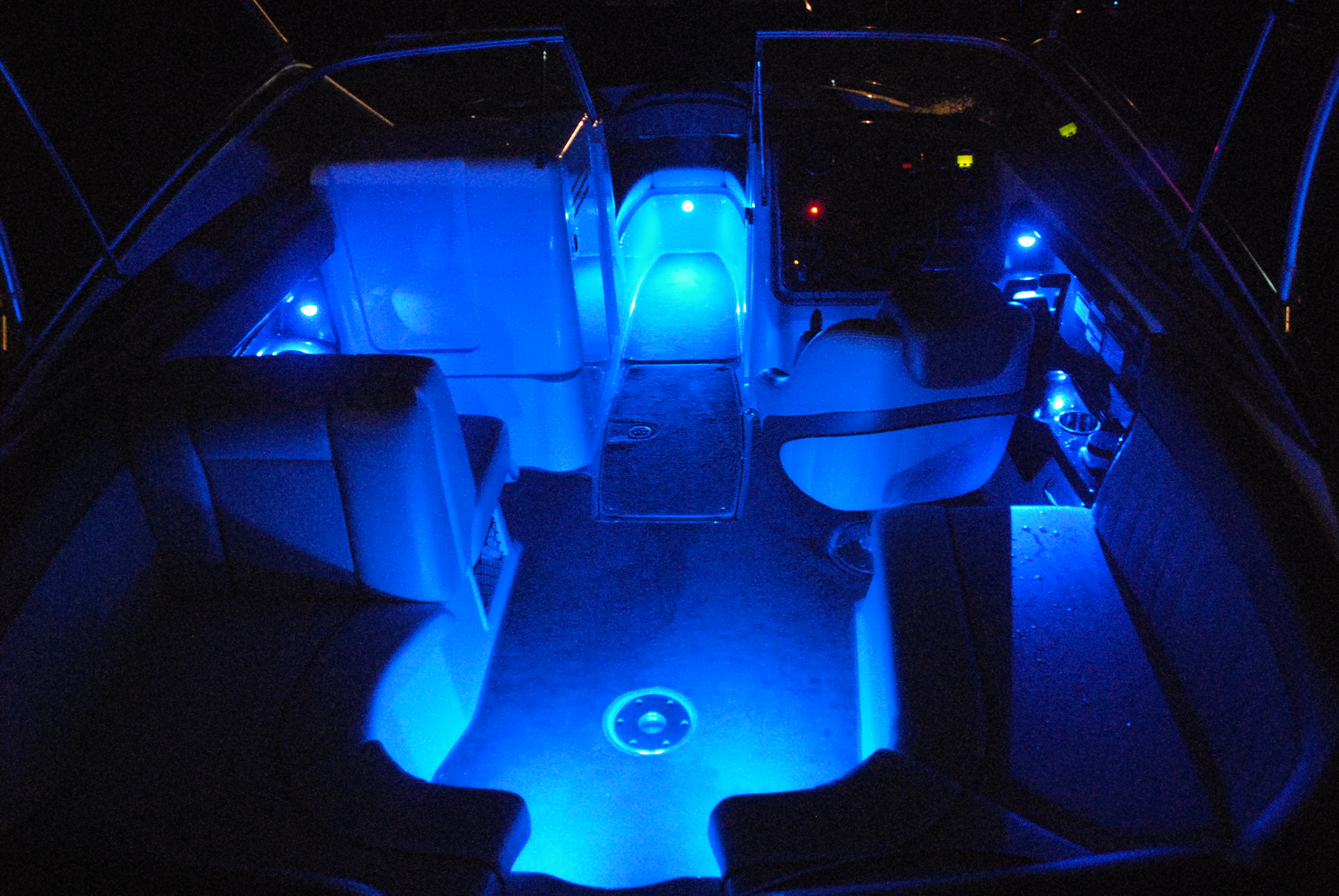 Blue LED Courtesy Lights