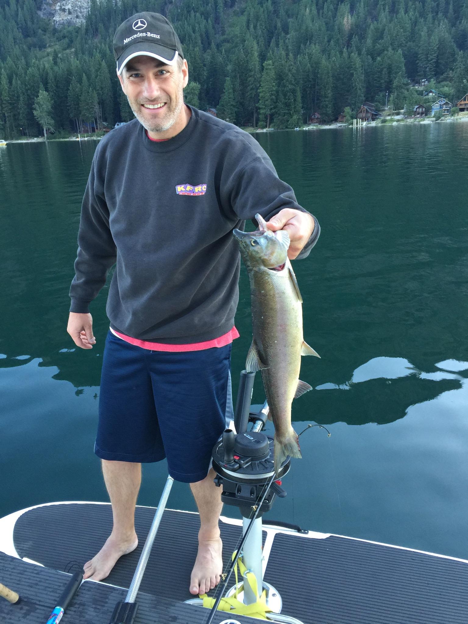 First Sockeye off the down rigger