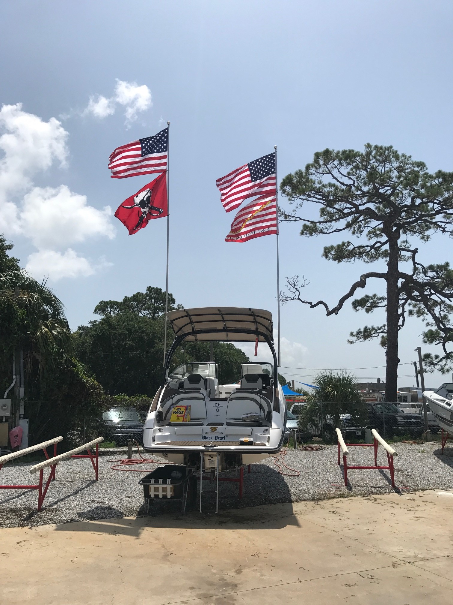 Flag Pole Holder Installed 3