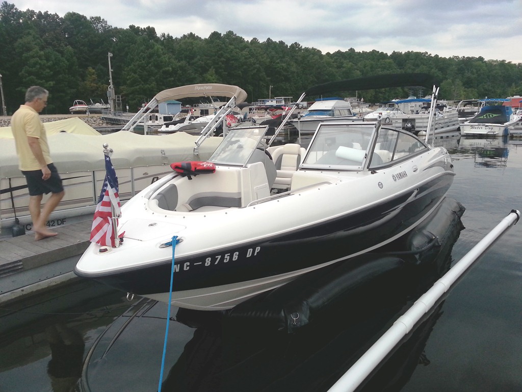 My boat on its airdock