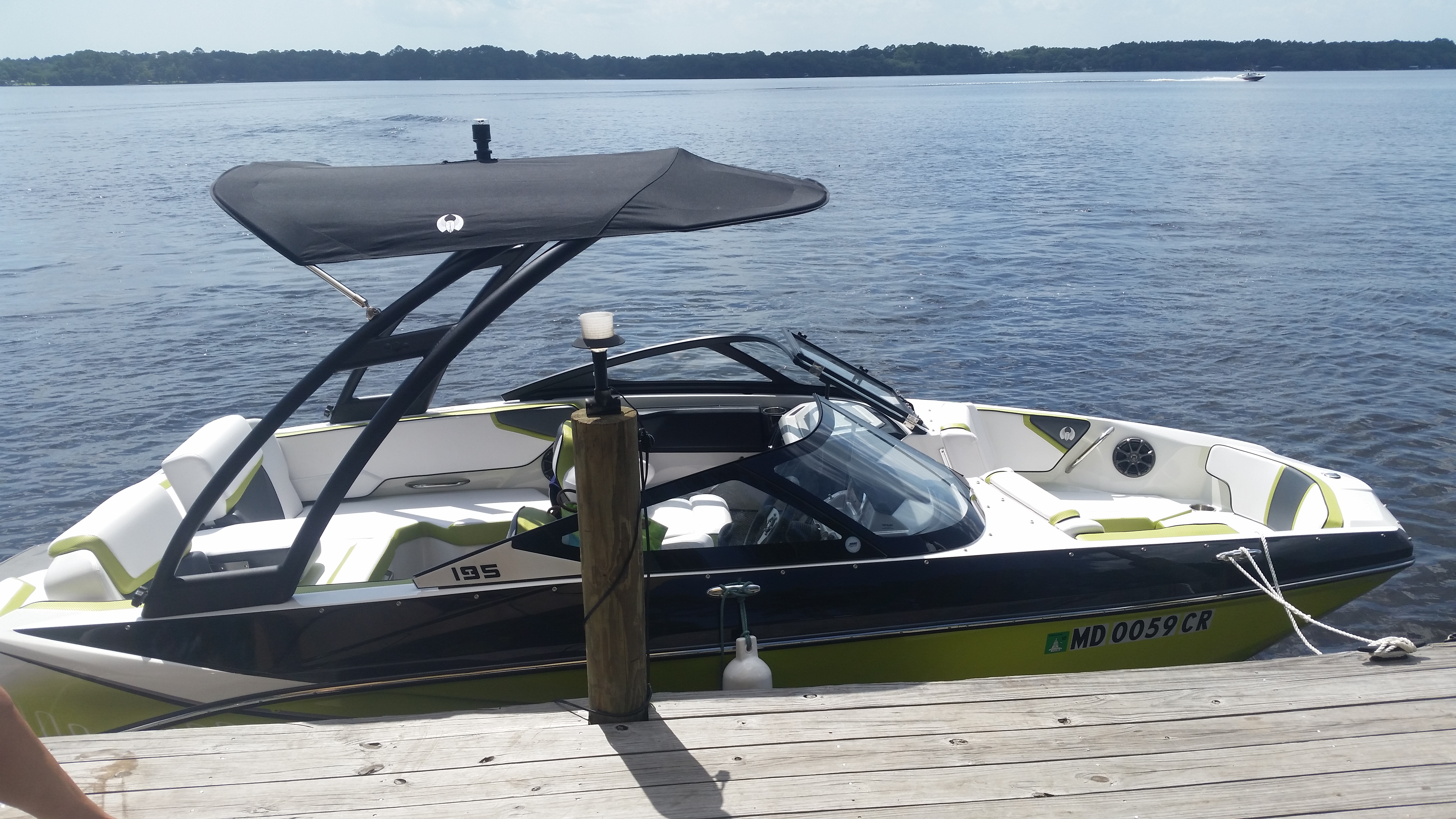 Stopped for a cool beverage Deer Point Lake