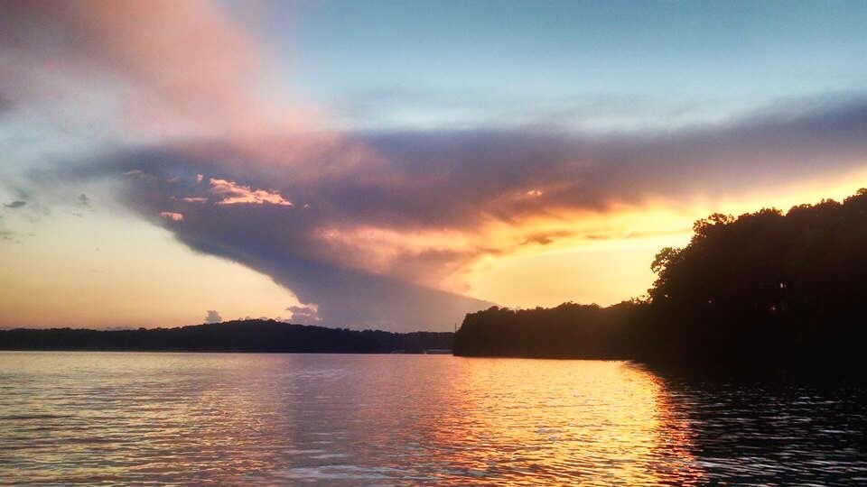 Sunset over Lake Lanier