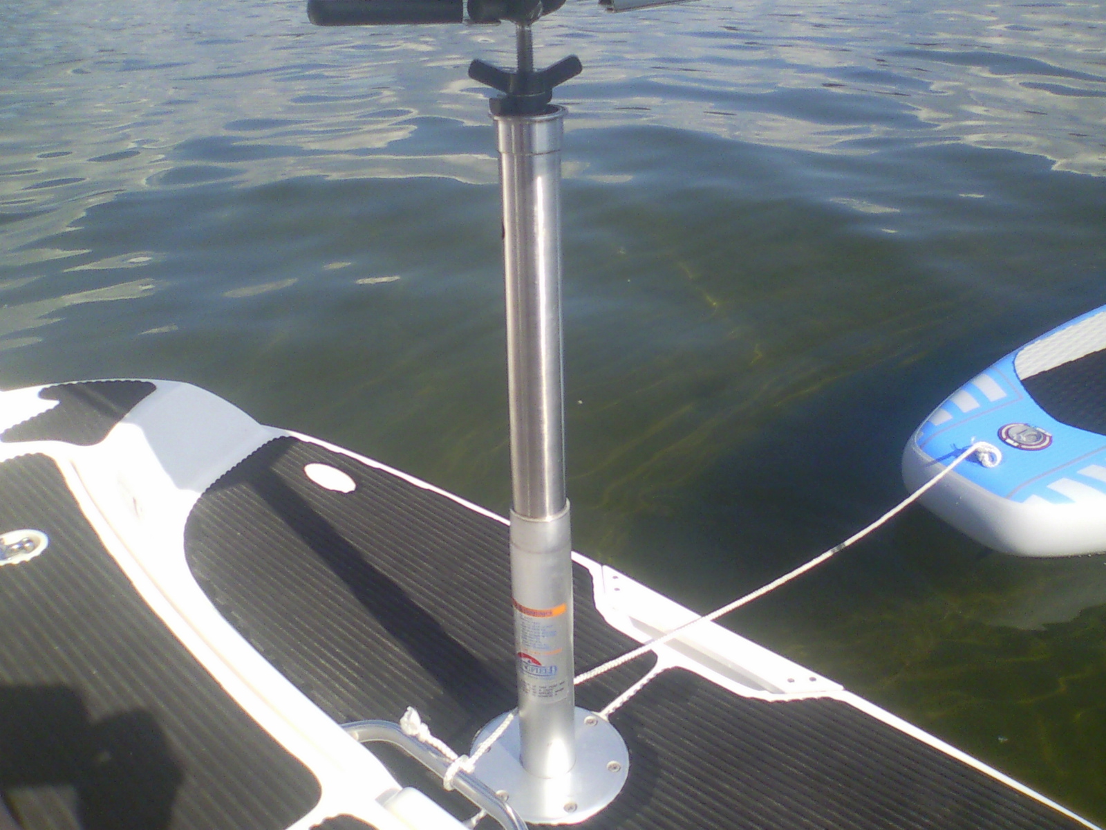 swim platform grill stand