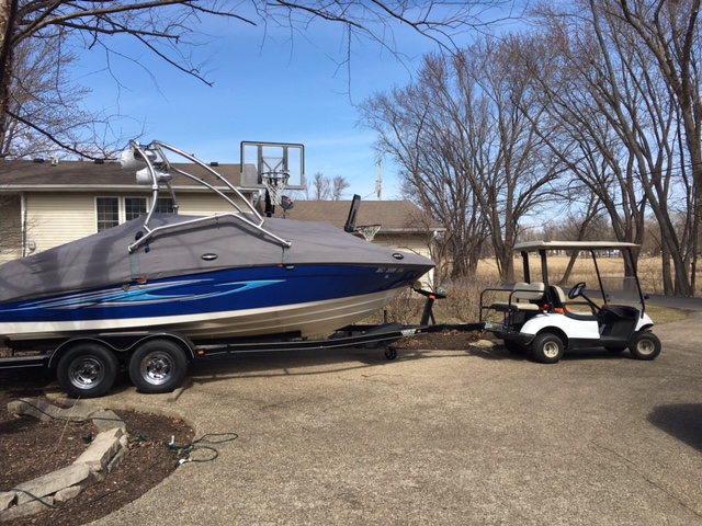 Yamaha towing a Yamaha!!